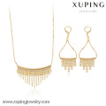 63609- Xuping Fashion Ensemble de 2 bijoux en plaqué or 18 carats